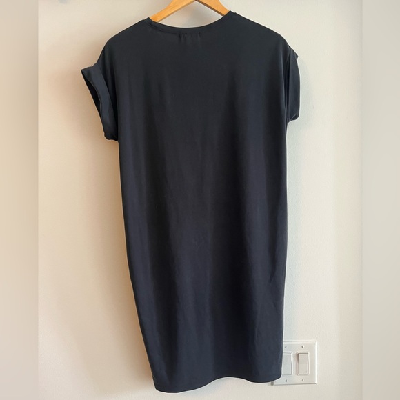 Black T Shirt Dress - Picture 2 of 6